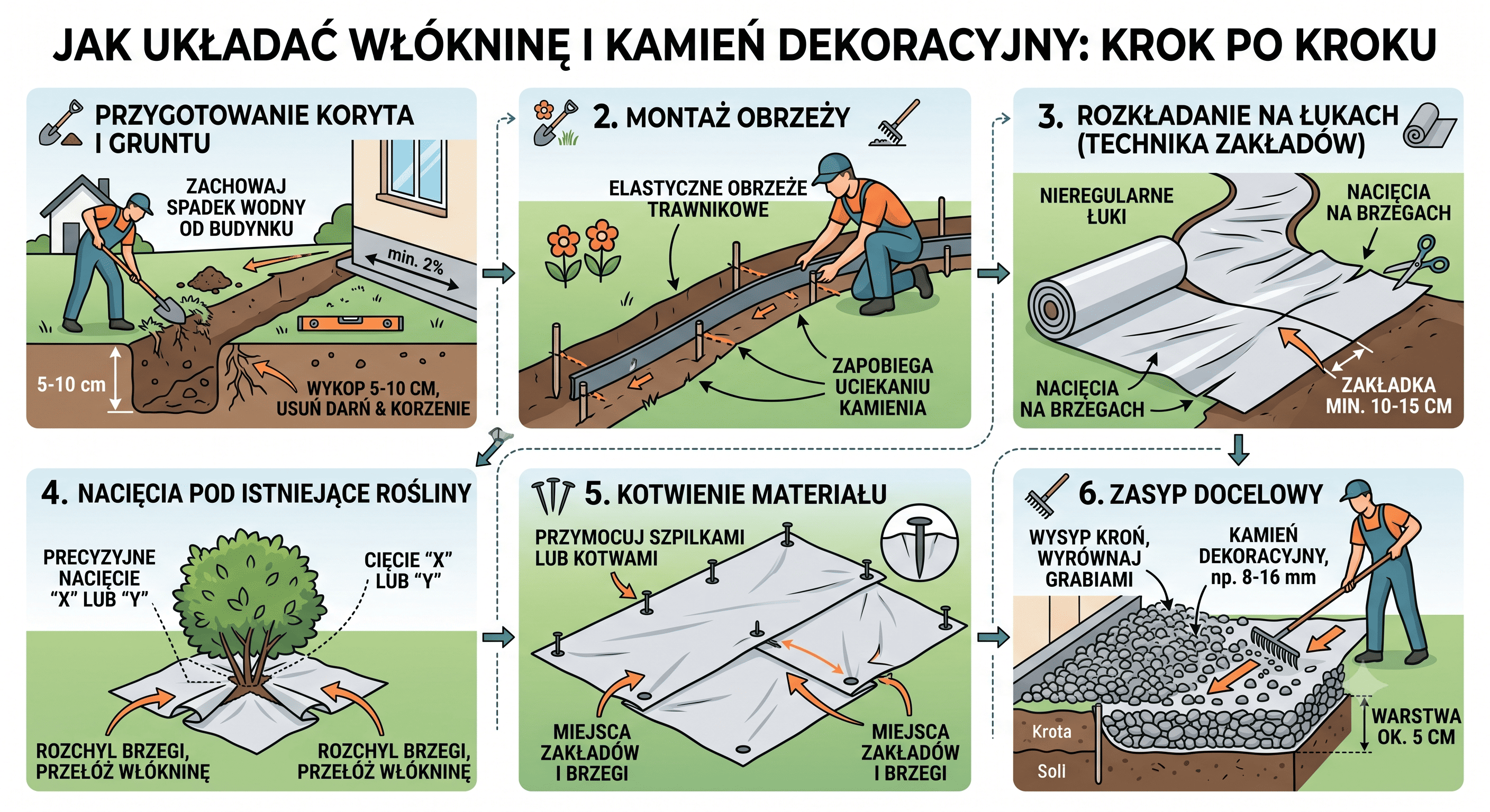 Włóknina pod kamień